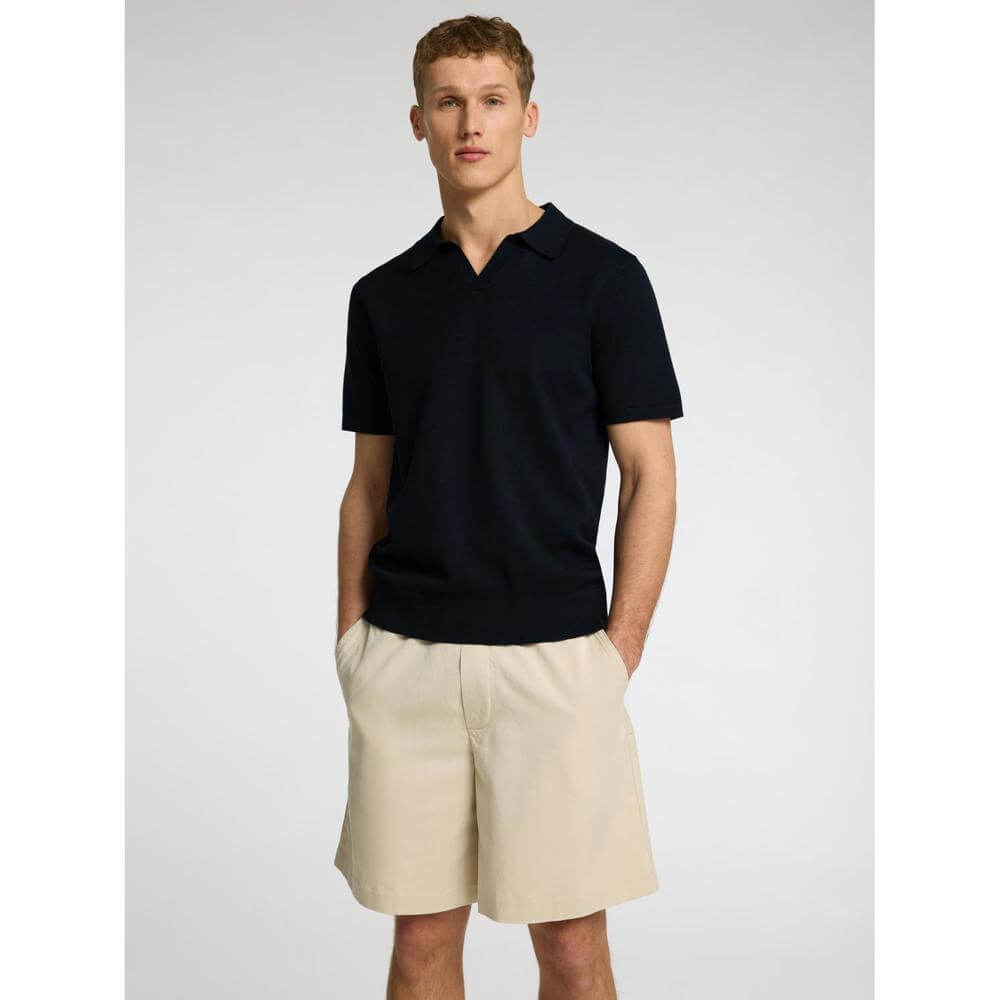 Selected Homme Teller Short Sleeve Knit Polo